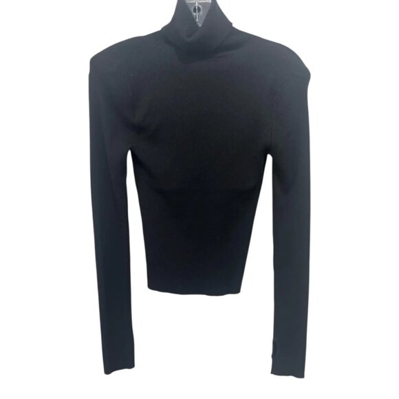 NWT L’AGENCE Reeves Turtleneck Sweater Black Size Small - Picture 8 of 8